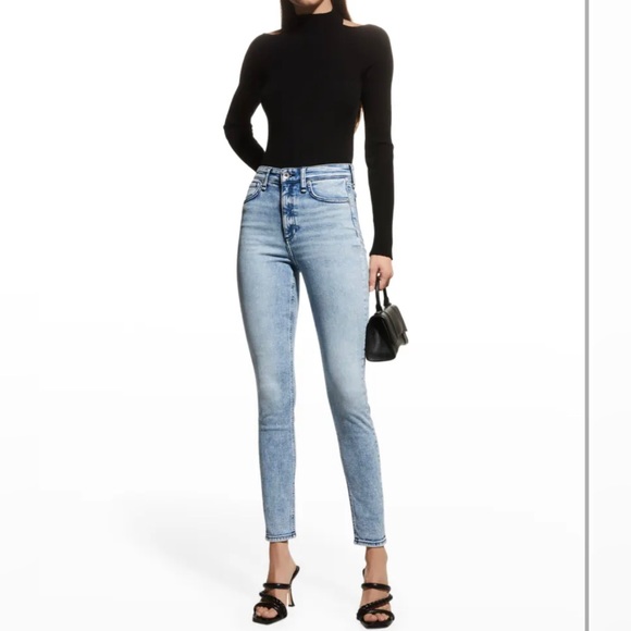 NWT rag & bone Nina High-Rise Skinny Jeans in Venice - Picture 3 of 7